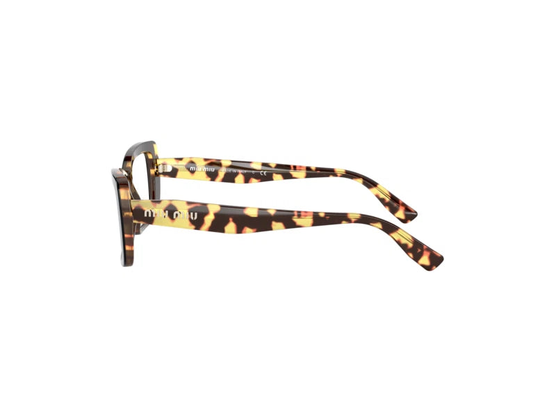 Miu Miu 0MU03SV-389101-52 Black Geometric EYEGLASSES 0mm Eyeglasses