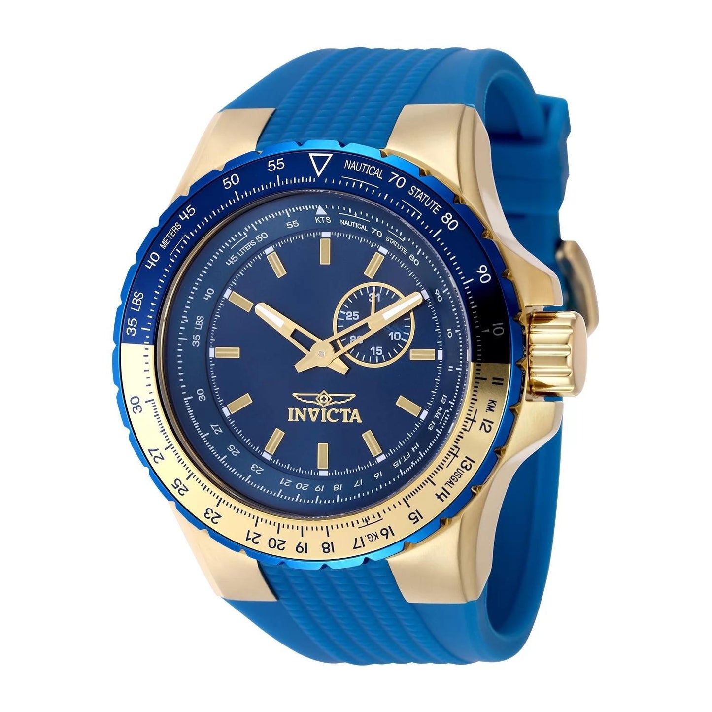 Invicta 49732 49732 Watch - Blue Dial Silicone Band