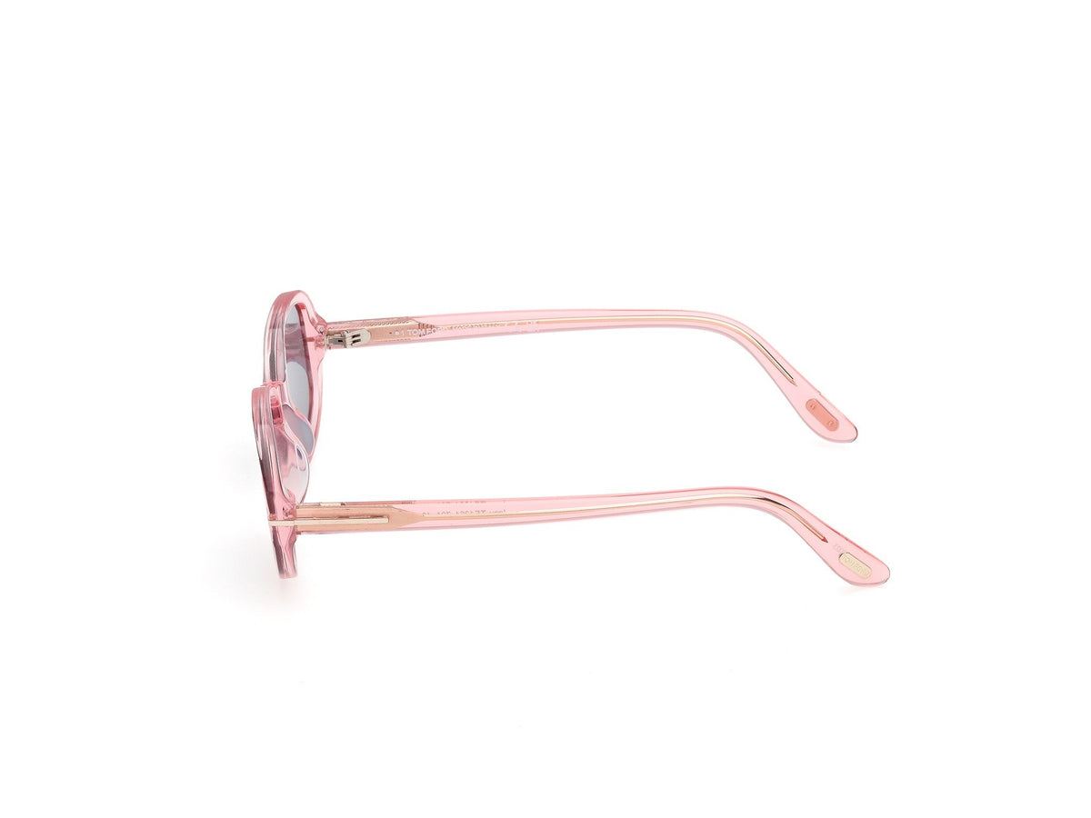 Tom Ford FT1364-4972A-49 Shiny Pink Oval  49mm Sunglasses