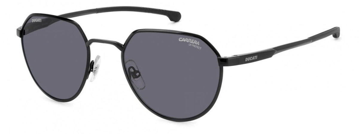 Carrera CARDUC-036/S 807 Black Rectangle Sunglasses 52mm Sunglasses
