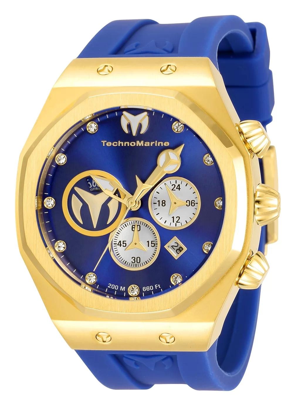 TechnoMarine TM-520003 TM-520003 Watch - Gold Dial Stainless Steel Mesh Band