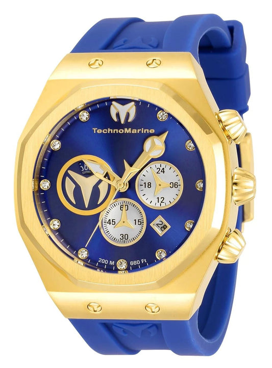 TechnoMarine TM-520003 TM-520003 Watch - Gold Dial Stainless Steel Mesh Band