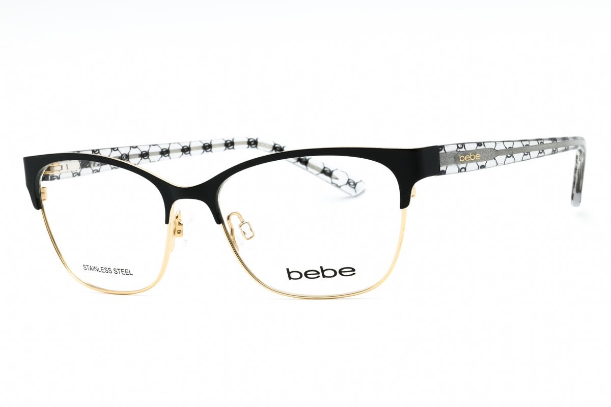 Bebe BB5196-001 JET Rectangular Eyeglasses 52mm Eyeglasses