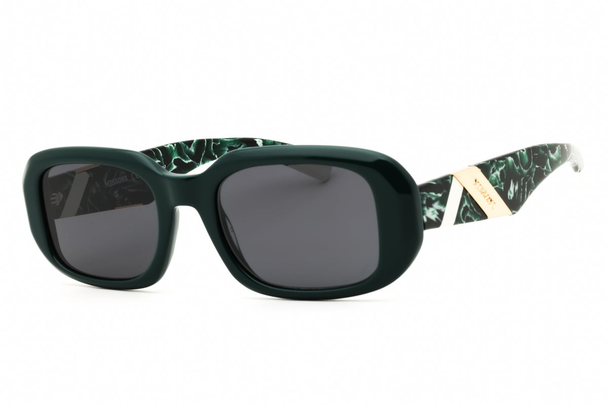 Missoni MIS 0220/S-01ED IR GREEN Oval Sunglasses 52mm Sunglasses