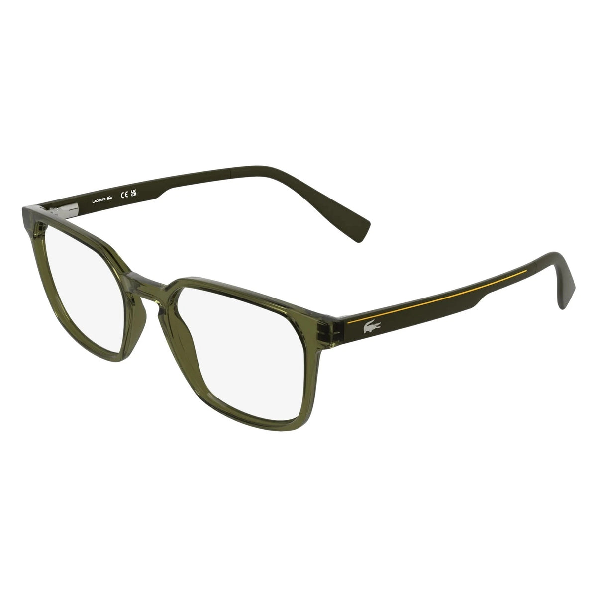 Lacoste L4006 310 Green Rectangle Eyeglasses 53mm Eyeglasses