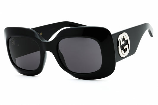 Gucci GG1695S-001 Black Rectangle Sunglasses 51mm