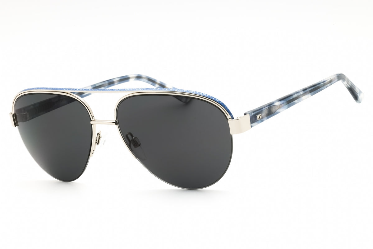 Bebe BB7252-040 SILVER Aviator Sunglasses 57mm Sunglasses