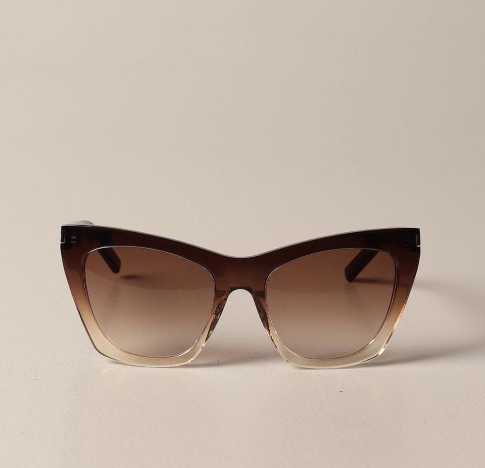 Saint Laurent SL572 53 Brown & Green Sunglasses