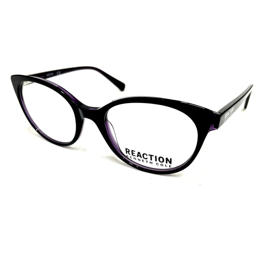 Kenneth Cole Reaction KC0899-005-51 eyeglasses in black frame with clear lenses