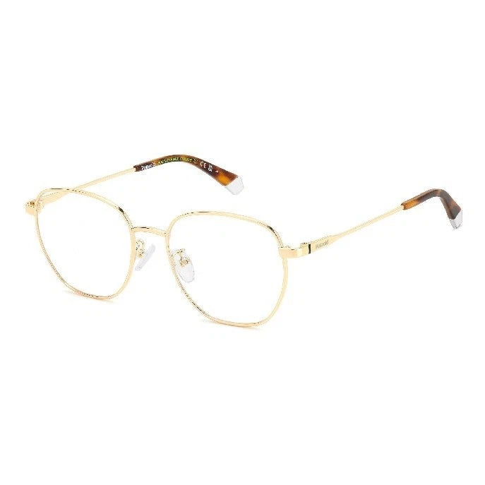 Polaroid PLDD509/G-J5G-53 Gold Rectangle Eyeglasses 53mm Eyeglasses