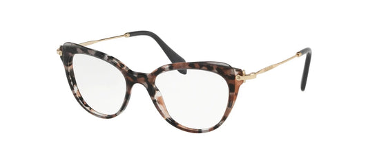 Miu Miu 0MU01QV-1111O1-50 Grey Havana / Cocoa / Transparent Shield EYEGLASSES 50mm Eyeglasses