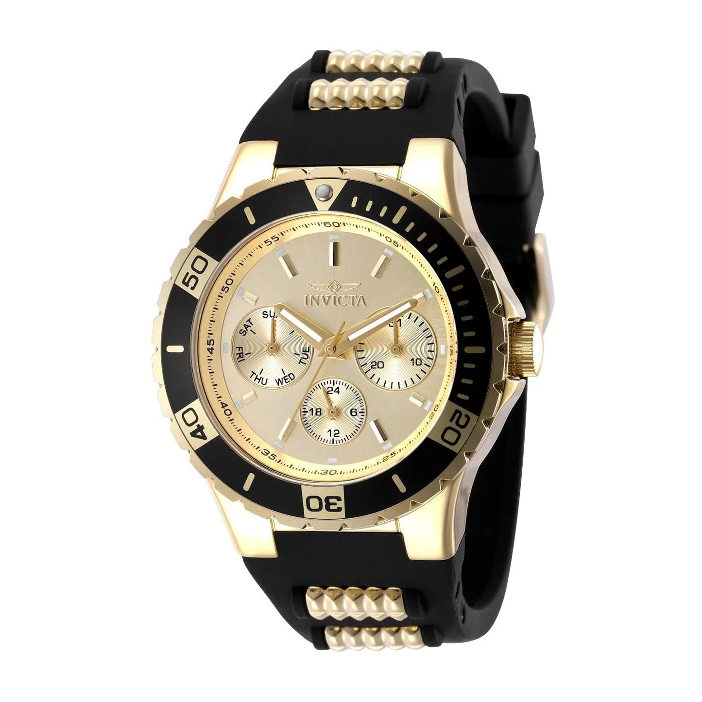 Invicta 49892 49892 Watch - Gold Dial Silicone Band