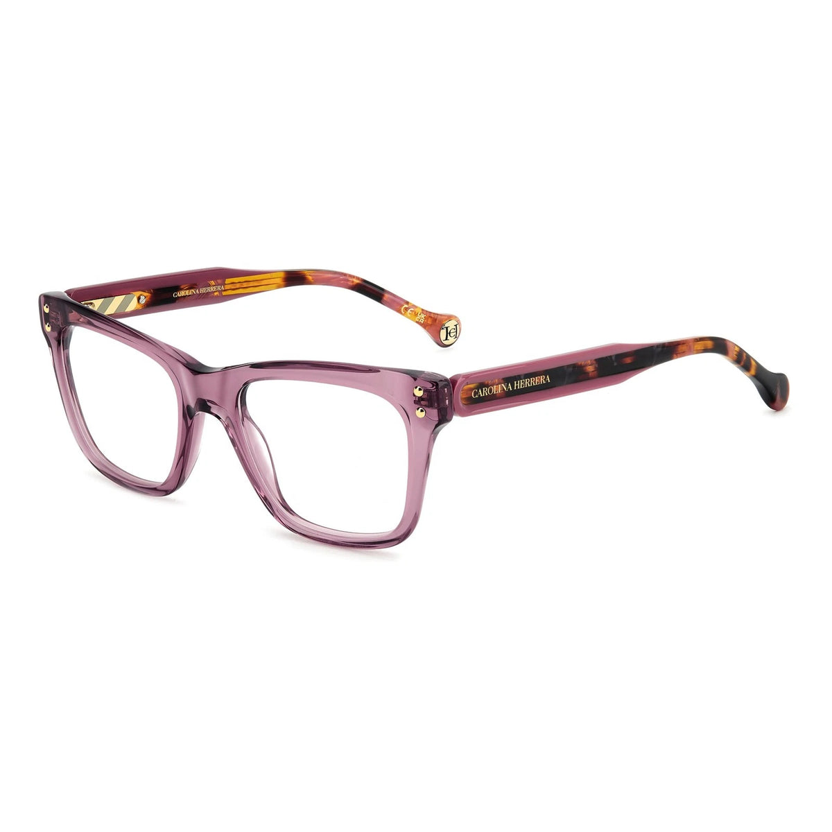 Carolina Herrera HER0257-35J-51 Pink Rectangle Eyeglasses 51mm Eyeglasses