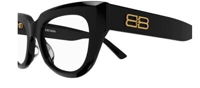 Balenciaga BB0239o-001 50mm New Eyeglasses