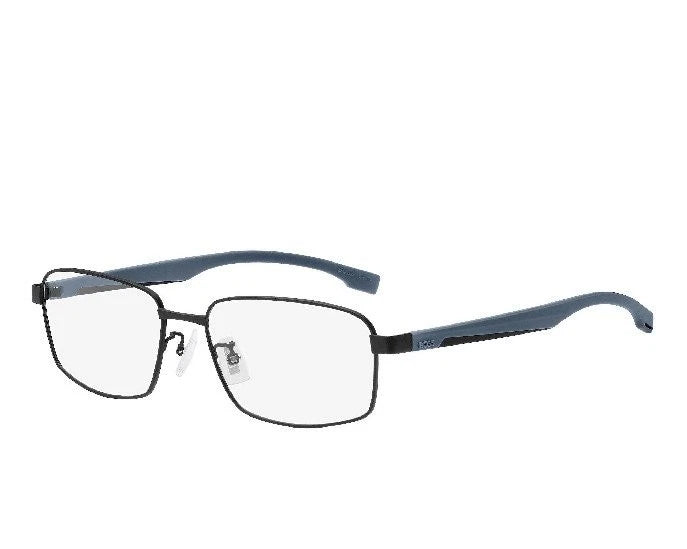 Hugo Boss BOSS1470/F-003-57 Matte Black Rectangle Eyeglasses 57mm Eyeglasses