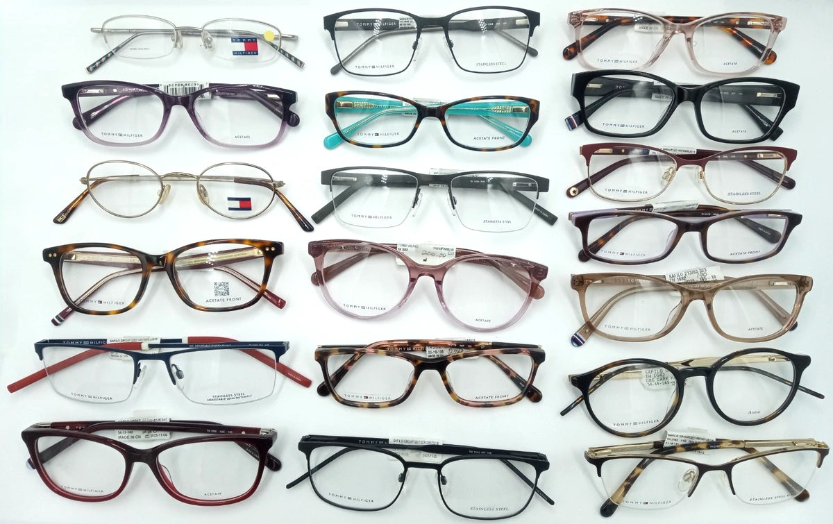 Tommy Hilfiger TH2055-807-54 Black Rectangle Eyeglasses 54mm Eyeglasses