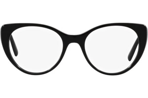 Miu Miu 0MU06TV-1AB101-50 Black Round EYEGLASSES 50mm Eyeglasses