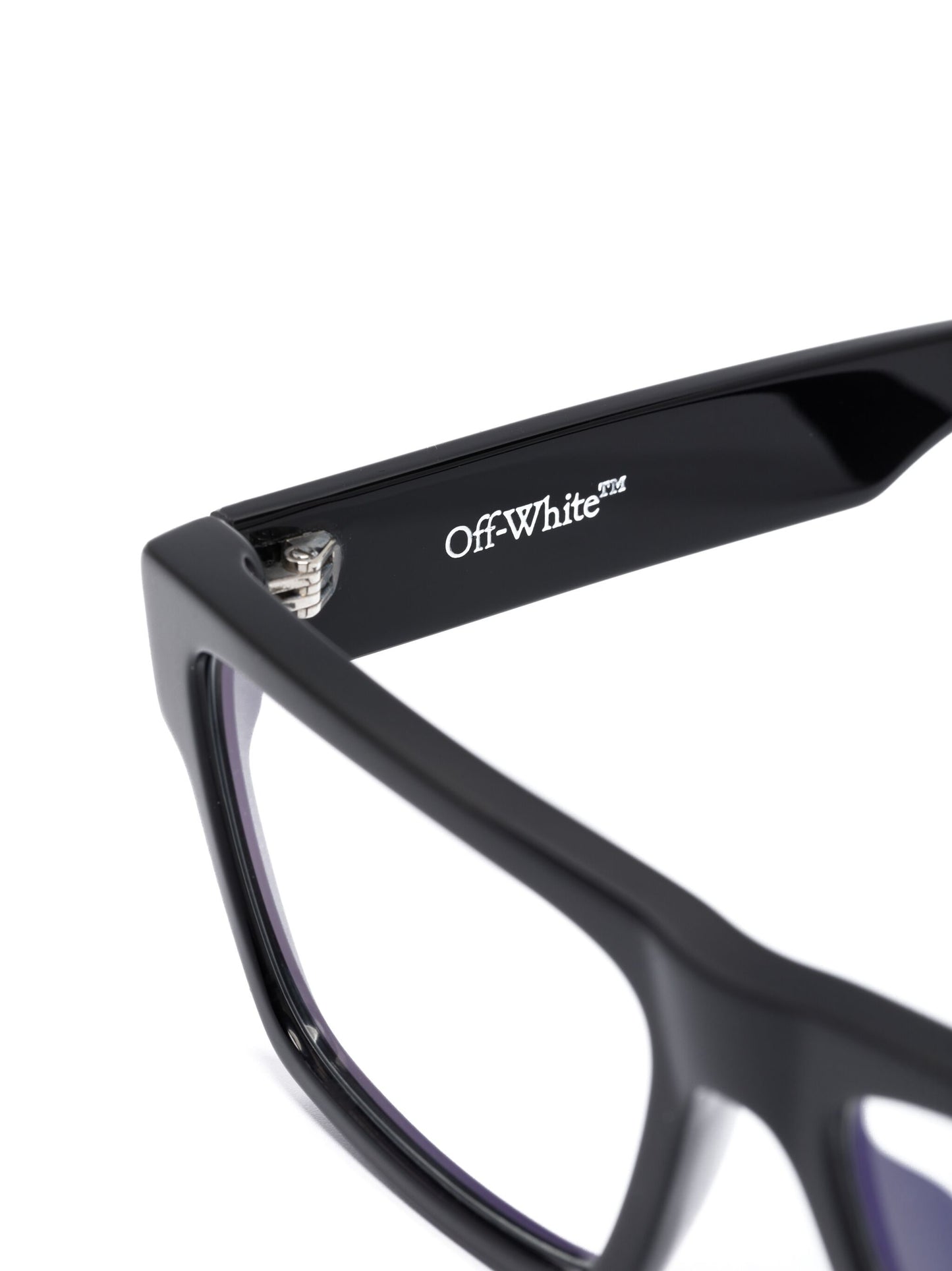 Off-White Style 46 Black Blue Block Light 56mm New Eyeglasses