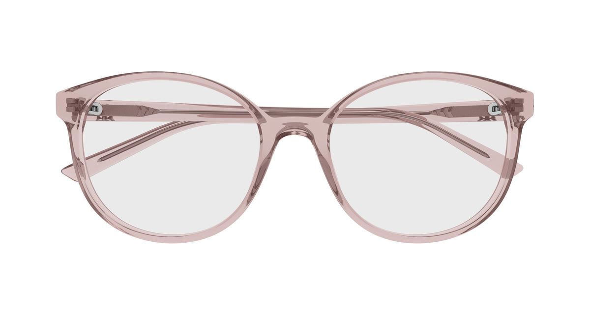 Gucci GG1996o-003 eyeglasses in pink frame with clear lenses