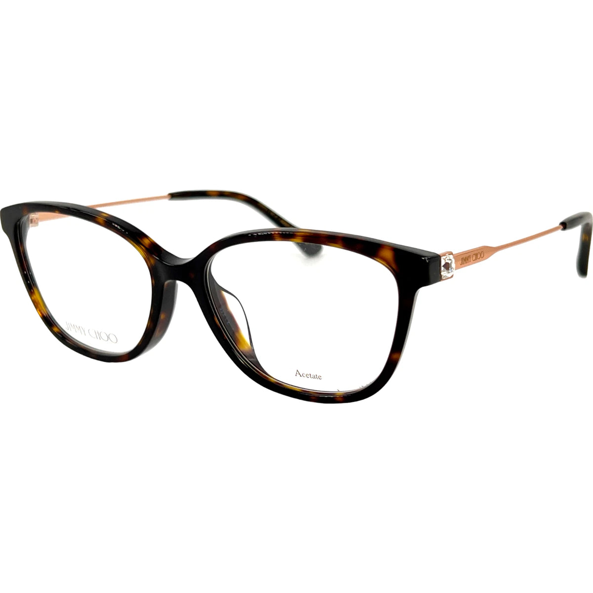 Jimmy Choo 0JC325-F-807-53 Black/Gold Pilot EYEGLASSES 53mm Eyeglasses
