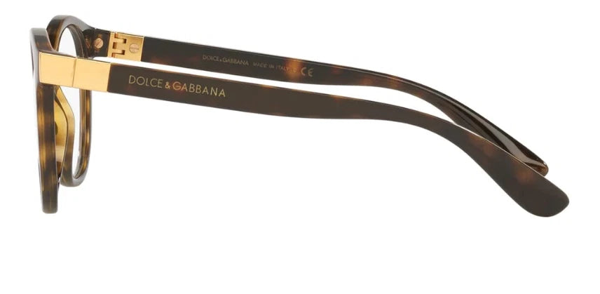 Dolce Gabbana 0DG5075-502-51 Brown Full Rim EYEGLASSES 51mm Eyeglasses