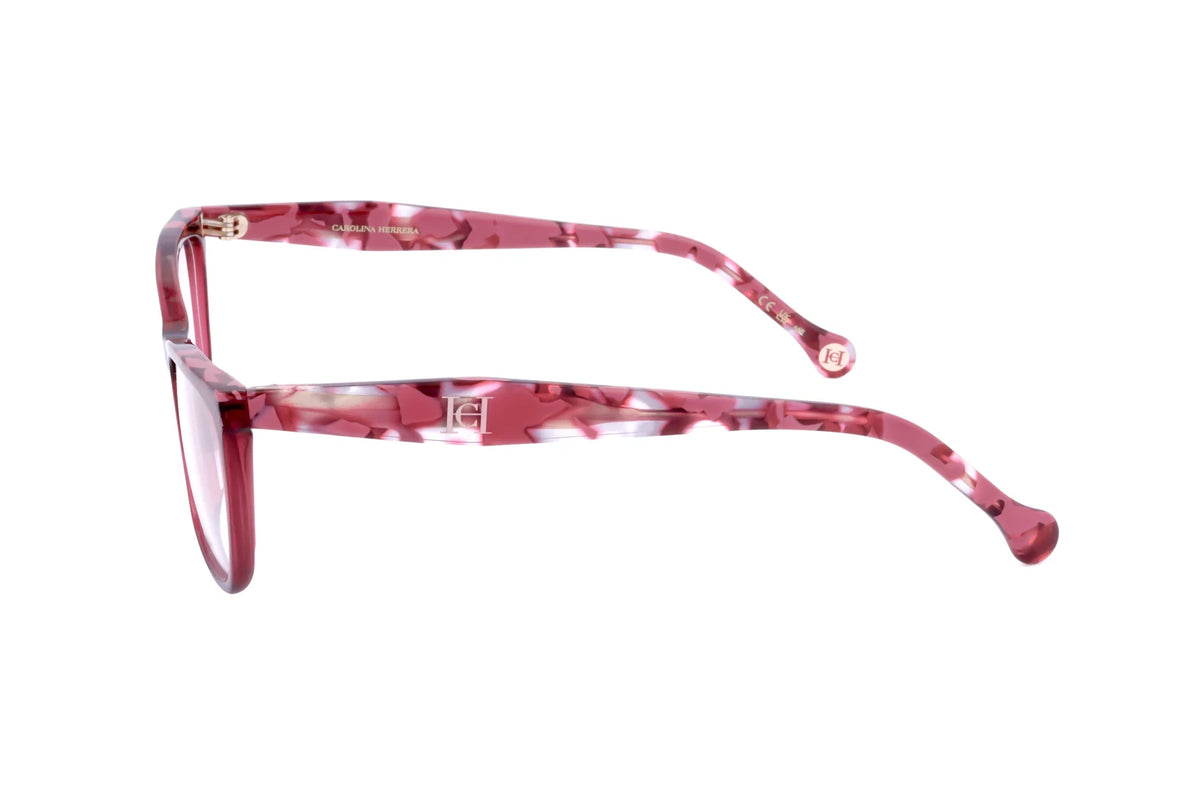Carolina Herrera HER-0202/G 82U Brown Rectangle Eyeglasses 56mm Eyeglasses
