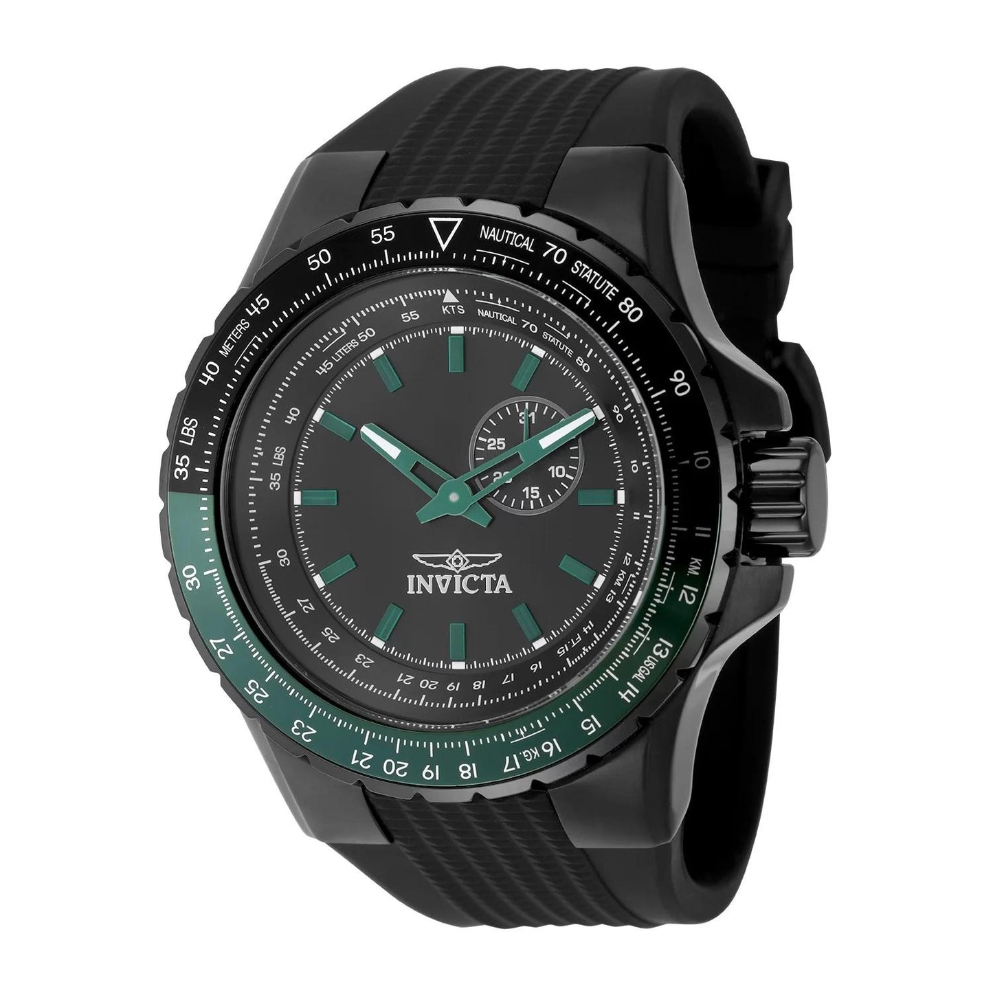 Invicta 49731 49731 Watch - Black Dial Silicone Band