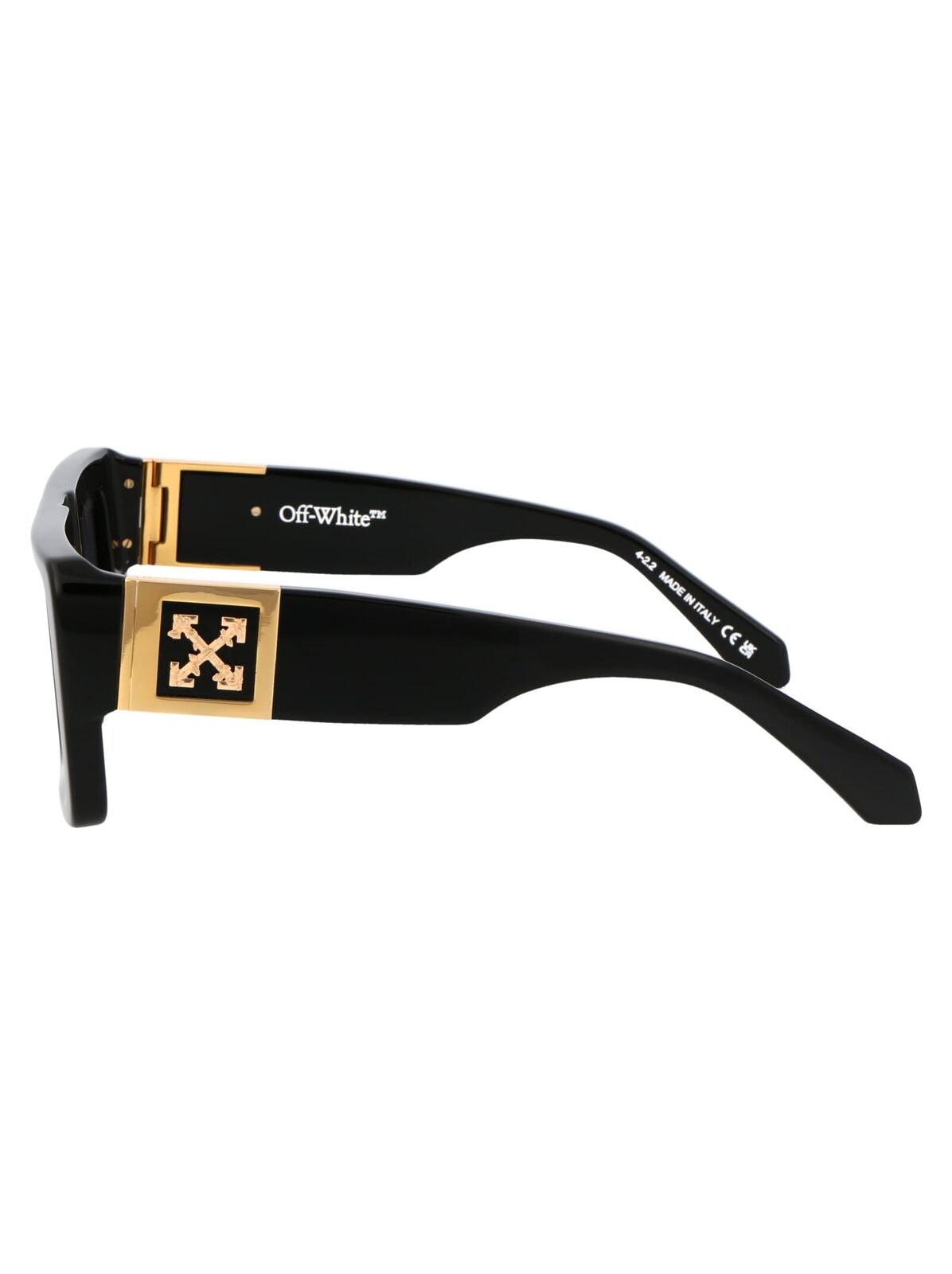 Off-White Leonardo Black Dark Grey 51mm New Sunglasses