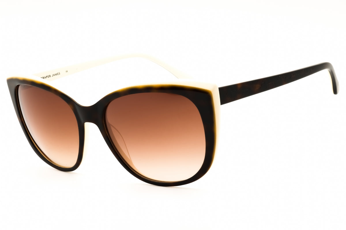 Draper James DJ7036-103 TORTOISE IVORY Cat eye Sunglasses 57mm Sunglasses