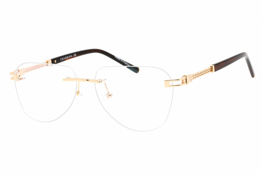 Charriol PC75095-C01 eyeglasses in shiny gold frame with clear lenses