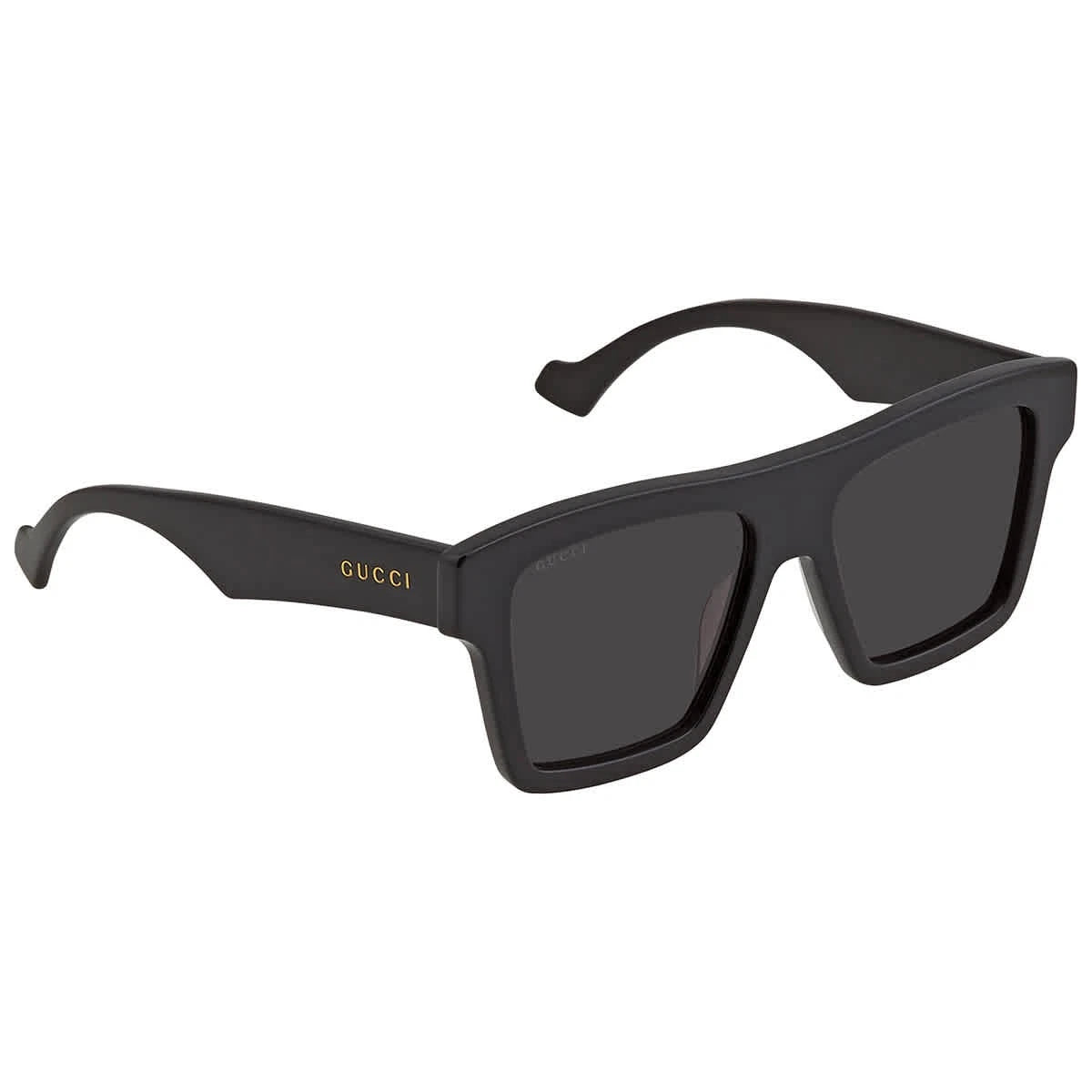 Gucci GG0962S-005 Black Rectangular Sunglasses 55mm Sunglasses