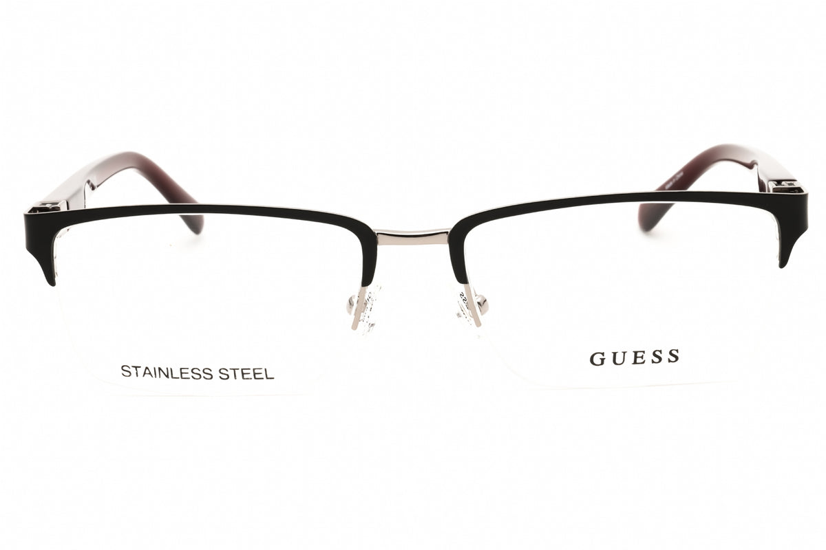 Guess GU50191-002 Matte Black Rectangular Eyeglasses 56mm Eyeglasses