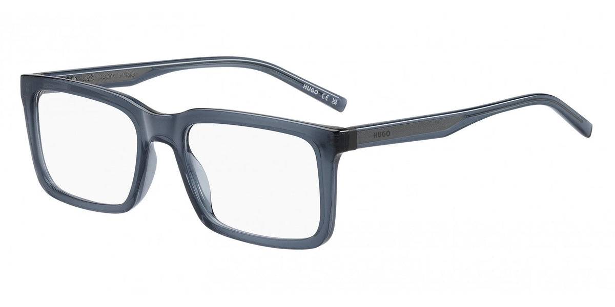 Hugo HG1317-PJP-55 Blue Rectangle Eyeglasses 55mm Eyeglasses