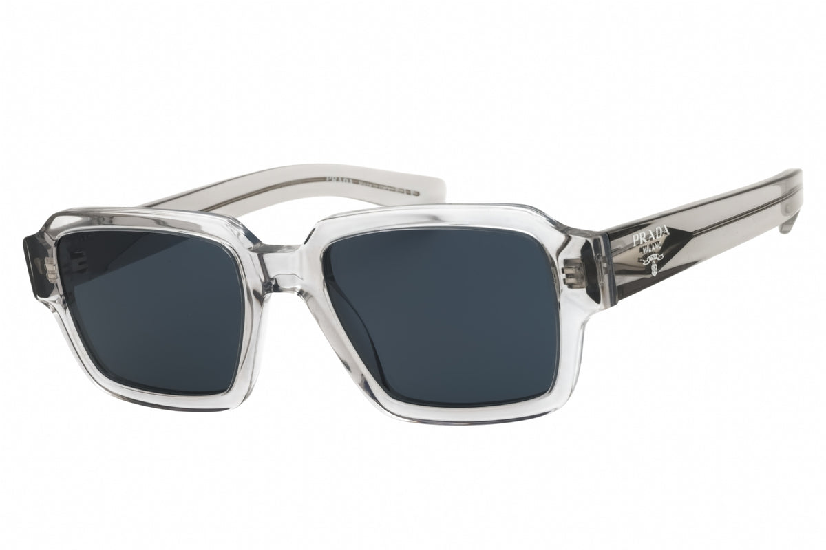 Prada 0PR 02ZS-U430A9 Transparent Grey Rectangular Sunglasses 52mm Sunglasses