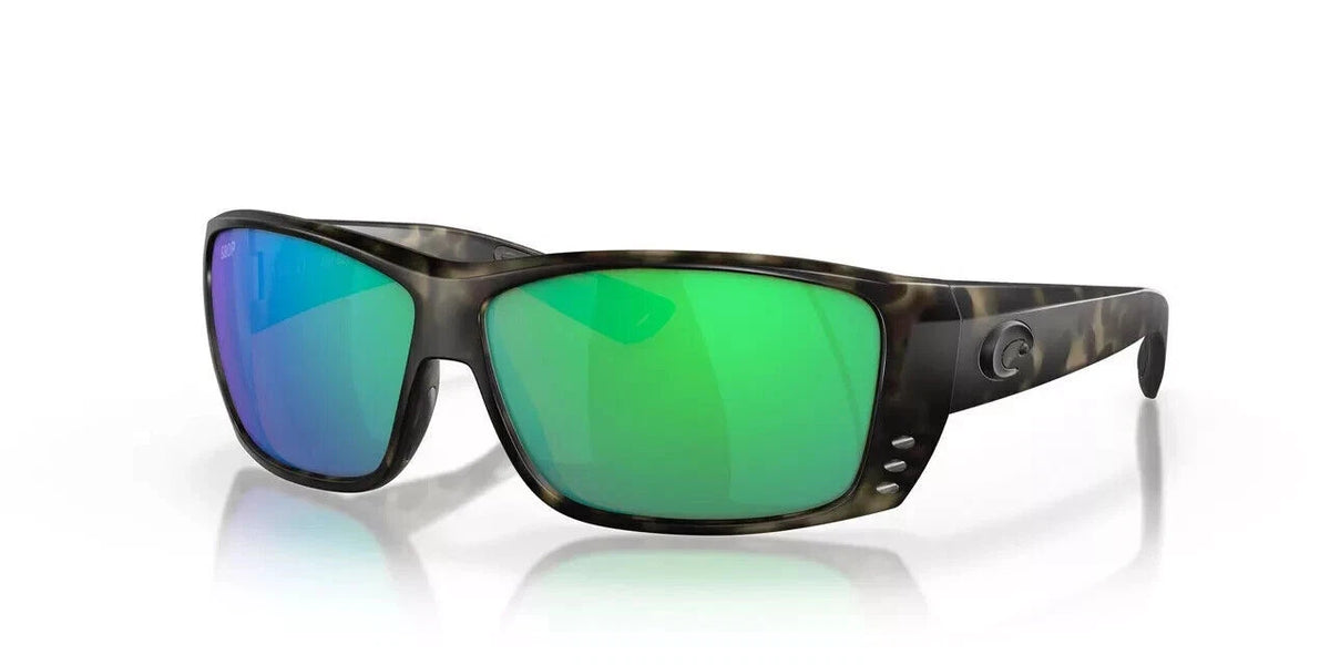 Costa del Mar 06S9024 902435 61 Green Rectangle Sunglasses 0mm Sunglasses