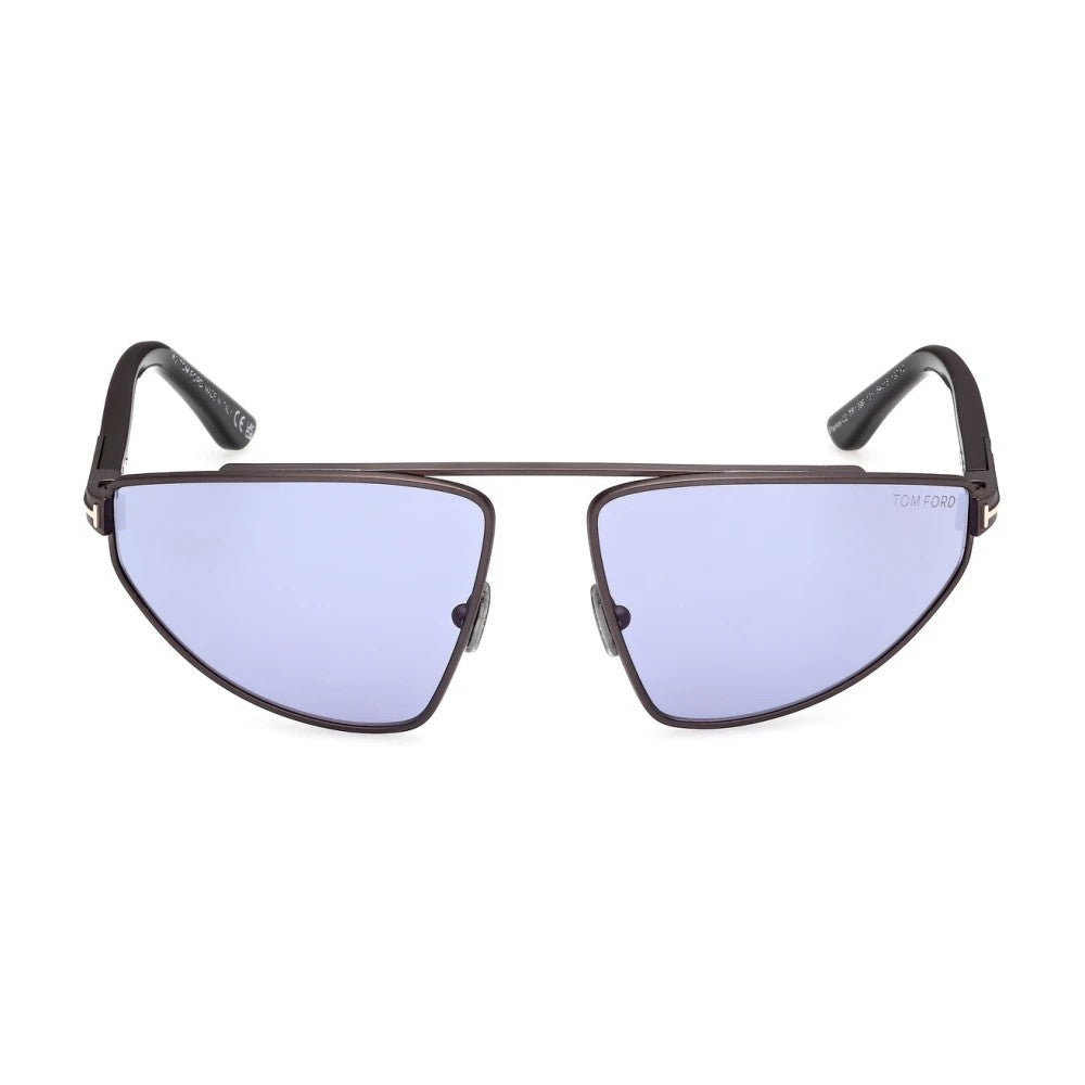 Tom Ford FT1399-6413Y-64 Matte Dark Ruthenium Pilot  64mm Sunglasses