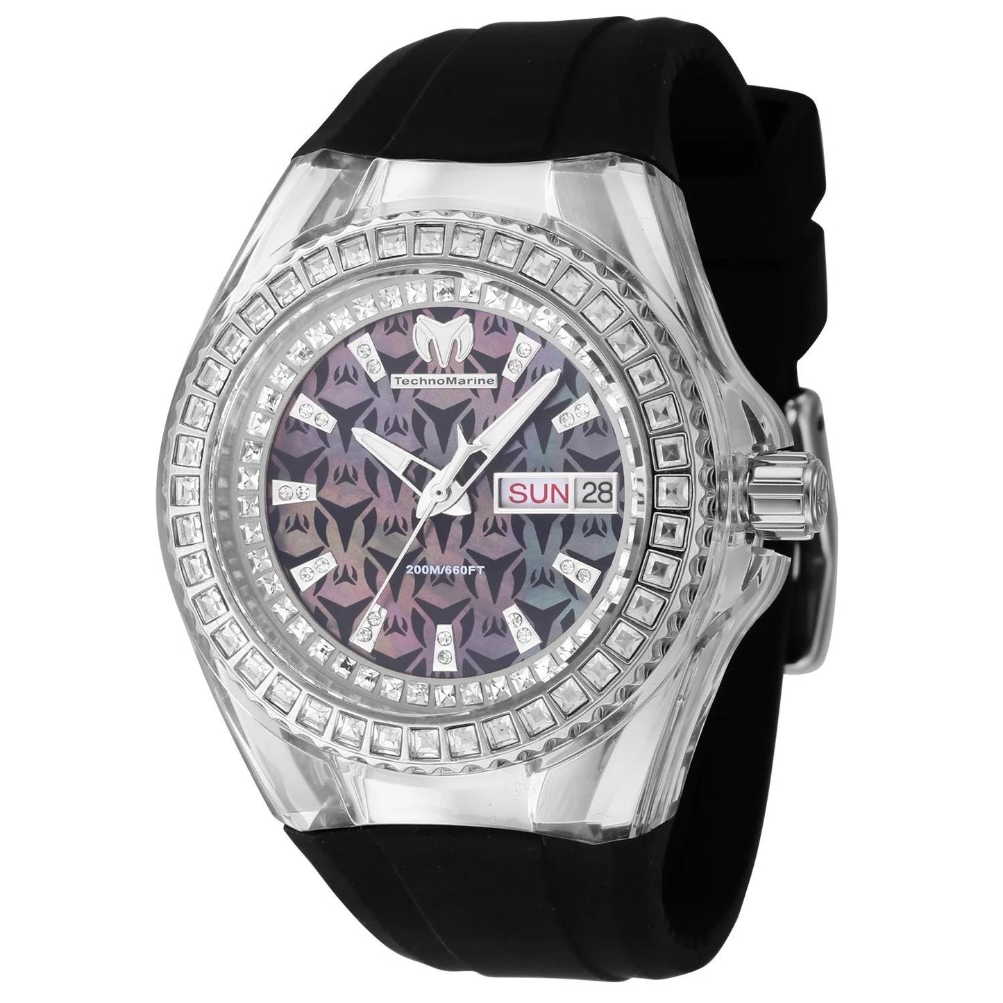 TechnoMarine TM-121174 TM-121174 Watch - Silver Dial Leather Band