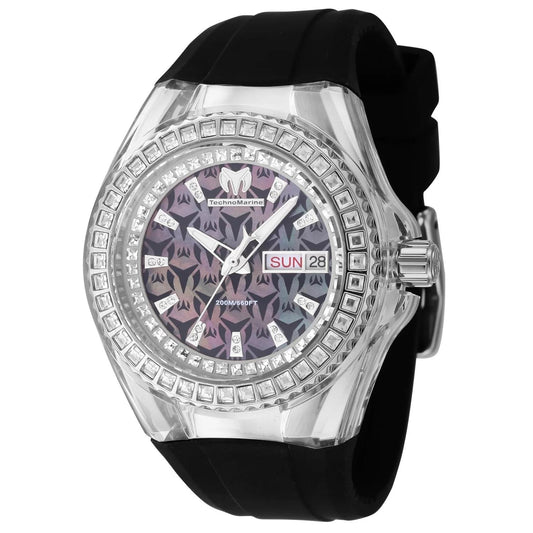 TechnoMarine TM-121174 TM-121174 Watch - Silver Dial Leather Band