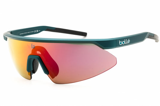Bolle MICRO EDGE-BS032008 sunglasses in green frame with volt ruby lenses