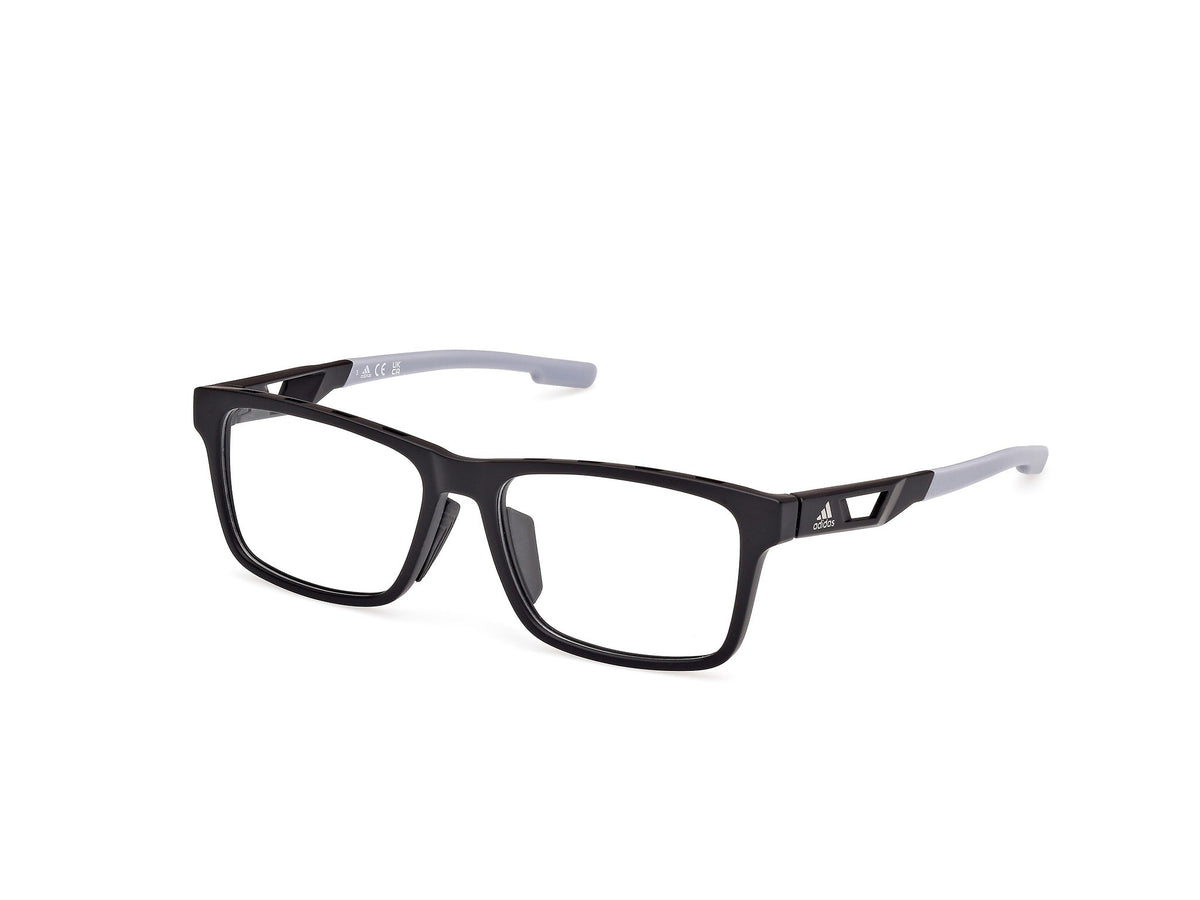 Adidas SP5089-002-55 Black Rectangle Eyeglasses 55mm Eyeglasses