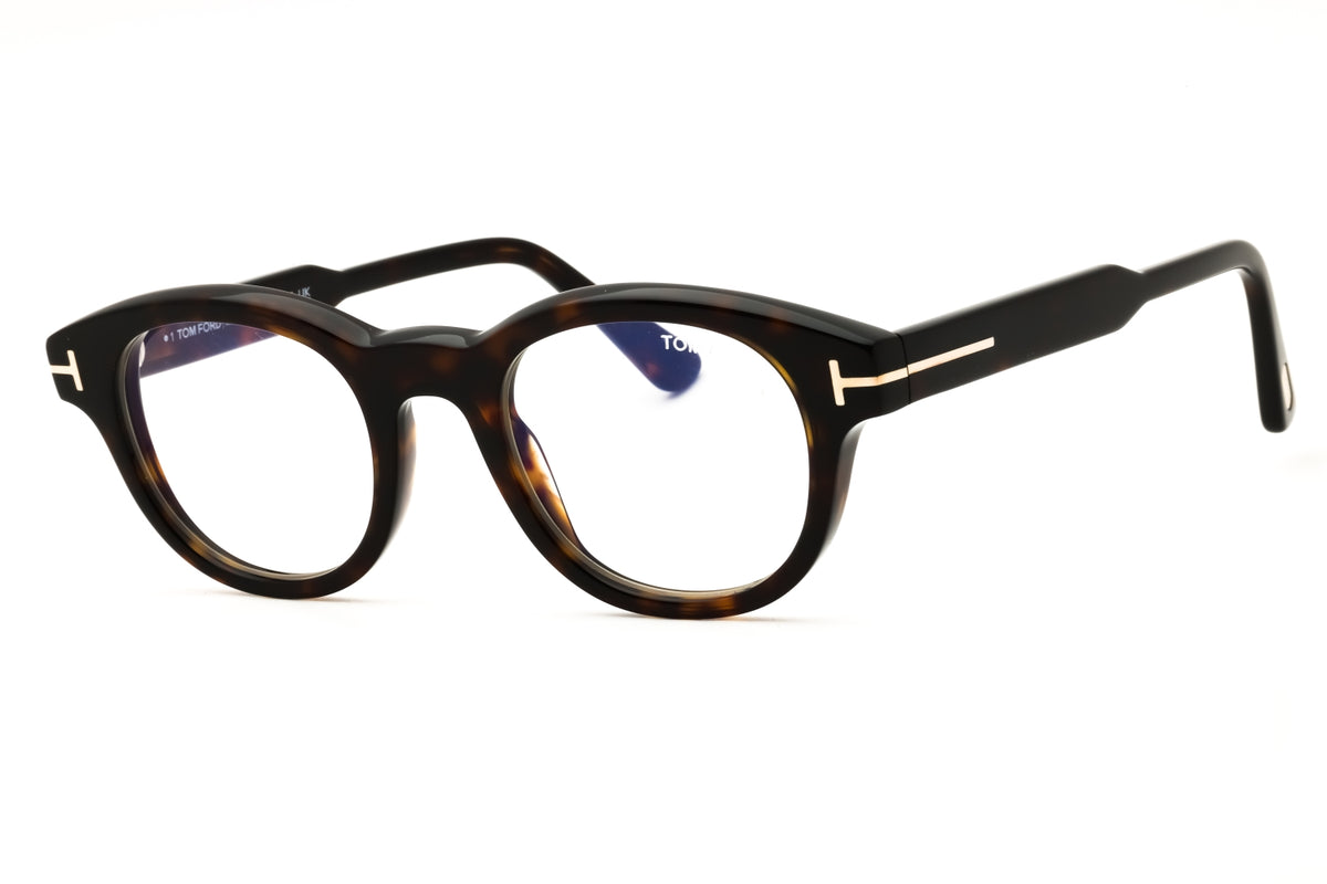 Tom Ford FT6121-B-052 dark havana Round Eyeglasses 47mm Eyeglasses