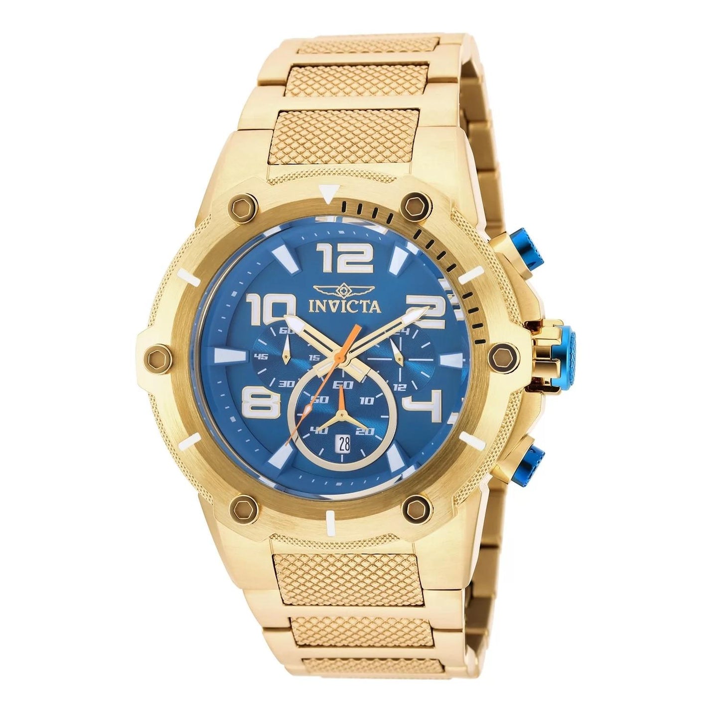 Invicta 19532 19532 Watch - Blue Dial Stainless Steel Band