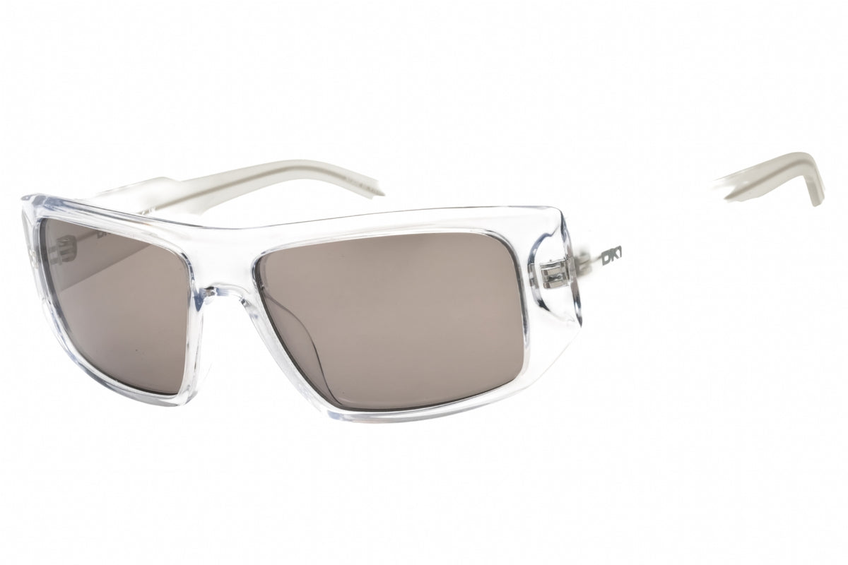 DKNY DK555S-000 CRYSTAL CLEAR Rectangular Sunglasses 57mm Sunglasses