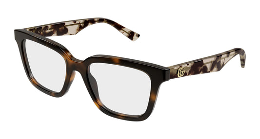 Gucci GG2186oA-003 eyeglasses in brown frame with clear lenses