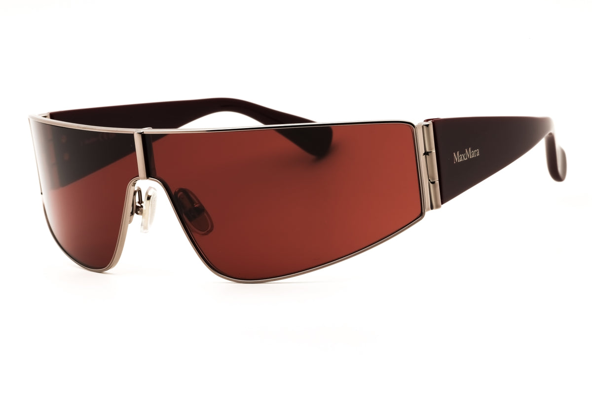 Max Mara MM0164-14S shiny light ruthenium Shield Sunglasses 0mm Sunglasses
