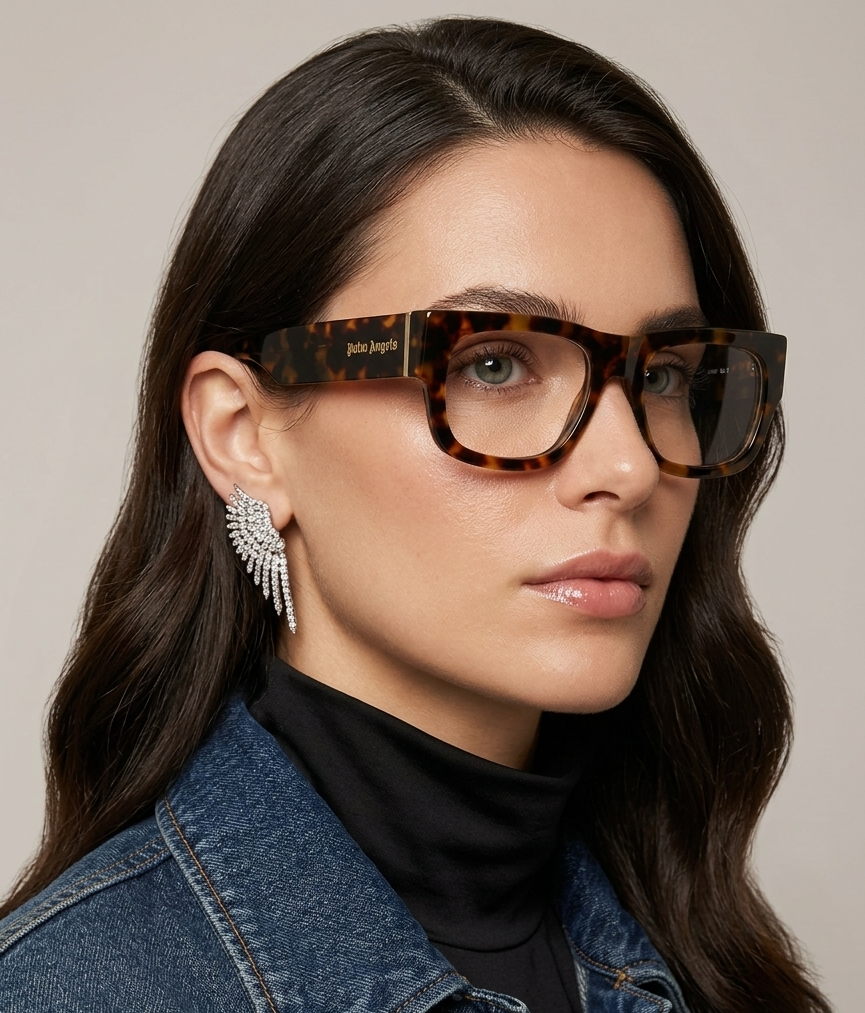 Palm Angels PERJ014S25PLA0016000 54mm New Eyeglasses