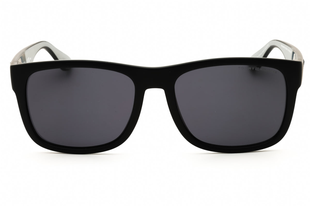 Tommy Hilfiger TH 1556/N/S-008A IR BLACK Rectangular Sunglasses 56mm Sunglasses