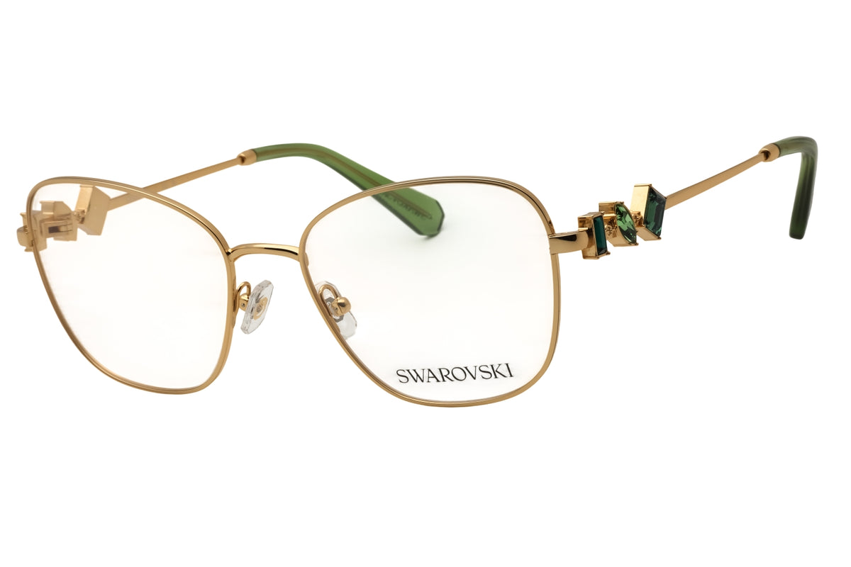 Swarovski 0SK1025-404G Gold Cat eye Eyeglasses 54mm Eyeglasses