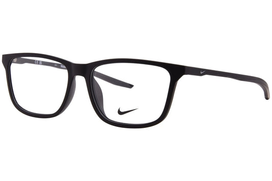 Nike NK7018 001 Red Rectangle Eyeglasses 56mm Eyeglasses