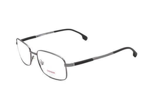 Carrera CARRERA-8848-R80 eyeglasses in matte dark ruthenium frame with clear lenses